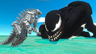 MECHAGODZILLA Funny Moments - Animal Revolt Battle Simulator