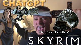 SKYRIM ELDER SCROLLS CHAT GPT TEXT BASED ADVENTURE GAME