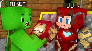 Mikey Unmasked the IRON MAN - it Turned Out to be JJ - Maizen SuperHero Minecraft Animation