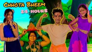 Living like a Chhota Bheem for 24 hours || Recreating pics of chhota bheem || funny video