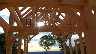 Timber Frame for a Rocky Mountain Style Home