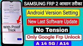 Without PC 2025:- Samsung A14 5G / A14 FRP BYPASS Android 14 | Samsung Frp Bypass 2024 % Work Frp