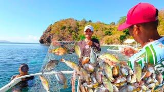 CATCHING AND COOKING ON TOP OF THE ROCK