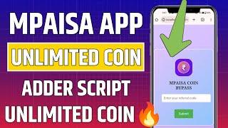 mPaisa App Coin Trick | mPaisa App Unlimited Trick | mPaisa App Unlimited Coin Add Trick