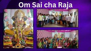 Om Sai cha Raja , Khedgally - Ganpati & Bathukamma Visarjan (17/9/24 )