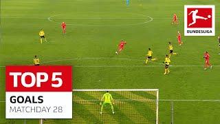 Brilliant Lob & Rockets! | Top 5 Goals on Matchday 28 - Olmo, Alario & More