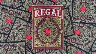 Regal Red Playing Cards by Gamblers Warehouse | Deck Review -Display