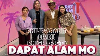 PHILIP ARABIT LIVE ON DAPAT ALAM MO GMA 7 APRIL 22 2024