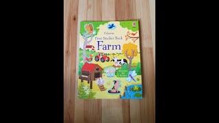 Usborne's First Sticker Book Farm