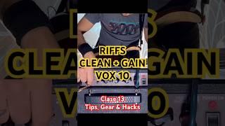 Sonido RIFFS CLEAN + GAIN del AMPLI MÁS PEQUE “Review VOX PATHFINDER 10”|Clase 13 Tips, Gear & Hacks