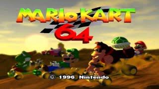 Mario Kart 64, mas jogando com o Luigi... - Gameplay.