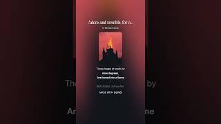 Adore & Tremble, For Our God Is a Consuming Fire! (Watts Hymn) (Doom Metal Version)