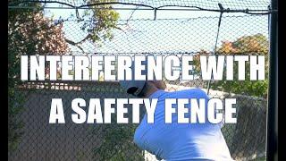 Interference with a Safety Fence Inside the Course - Golf Rules Explained