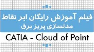 فیلم آموزش رایگان کتیا|مدلسازی یک فایل ابرنقاط پریز برق|کدافزار