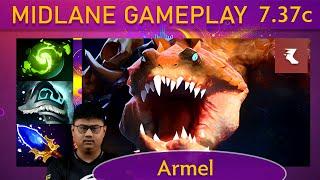  7.37c Armel Primal Beast |K+A-D - 31 KP - 88%| Mid Gameplay - Dota 2 Top MMR