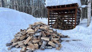 Instructional Time Lapse: HOW TO MOVE 3000 POUNDS OF BIRCH