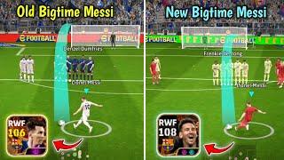 108 Bigtime Blitz Curler Messi Vs 106 Bigtime 2015 Messi ️ Which Best Messi Card In eFootball 2025