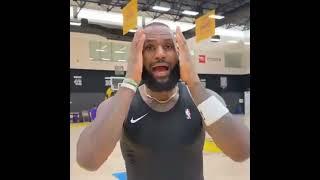 lebron james insane reaction... (emotional)