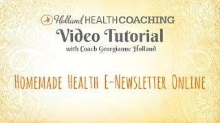 Homemade Health E-Newsletter Online