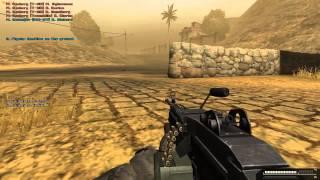 Battlefield 2 Combat Mod 127 bots gameplay (CHAOS)