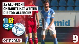 3x Alu-Pech! Chemnitz hat weiter die Tor-Allergie! Chemnitz - Zehlendorf | Regionalliga Nordost