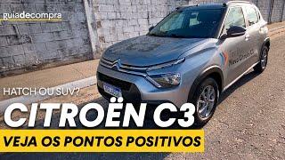 5 PONTOS POSITIVOS sobre o Citroën C3! Melhor que Fiat Mobi e Renault Kwid? Consumo, preço e mais!