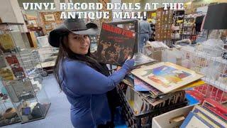 Large Vinyl Record Haul At Antique Mall | 30+ Vinyl Records For $50