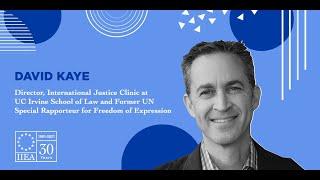 David Kaye - The Digital Services Act and Online Freedom of Expression