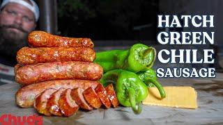 Hatch Green Chile Sausage! | Chuds BBQ