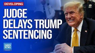 Judge Delays Trump Sentencing, Lets Him Seek Dismissal of NY Conviction | Dawn News English