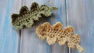 How to Crochet an Oak Leaf