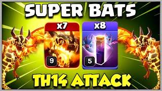 SUPER DRAGBAT is BEST!! TH14 Attack Strategy 2025 in Clash of Clans