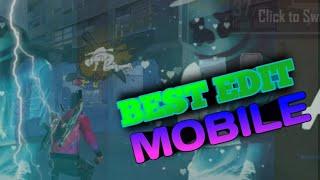 FREE FIRE BEST MUBILE EDIT VIDEO || HOLMOSH GAMING