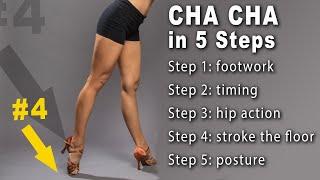 BEST Cha Cha lesson EVER - 5 STEPS to get it down | Dance Insanity