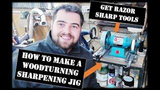 How to make a woodturning sharpening jig