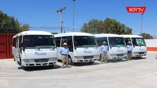 [FOTOS] Calama cuenta con flota de buses de transporte escolar municipal