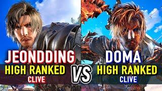 T8  JEONDDING (Clive) vs DOMA (Clive)  Tekken 8 High Level Gameplay