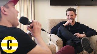 Lovett and Seth Meyers Write a Joke About Oprah