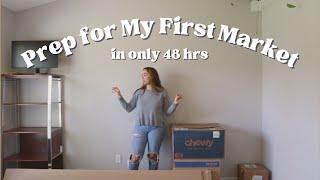 Craft Market Vlog  Prepping Everything in Under 48 Hours