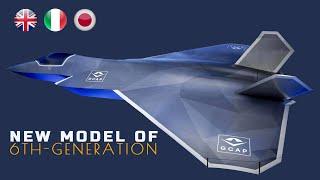 The UK, Italy, and Japan unveiled a new model of 6th-generation fighter jet that shocked the world