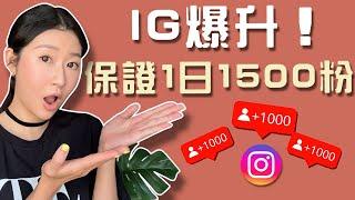 創業人福音？IG 增粉爆紅 App，保證1天漲粉1500！真的有效嗎？｜LIVIGRACE.CO