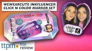 WeWearCute Inkfluencer Click N Color Marker Set from Spin Master | Toy Review | Arts & Crafts Toys