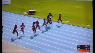 Aleia Hobbs 10.83 beats Sha'carri Richardson (10.85) and Jamaican Briana Williams