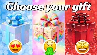 Choose Your Gift...! Blue , Rainbow or Red  How Lucky Are You?  #entertainment