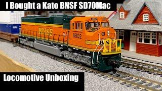 I Bought a KATO BNSF SD70Mac HO Locomotive from eBay - Unboxing and Test Run