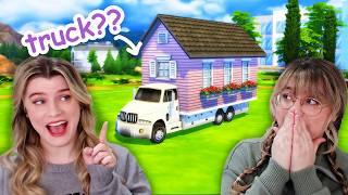 can we build on a truck in the sims 4?