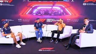 F1 Italian GP Driver Press Conference (Group 1) | FORMULA 1 2024 Italian Grand Prix