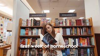 our first HOMESCHOOL week of the school year!