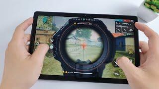 Samsung Galaxy Tab A7 10.4 (2020) test game Free Fire Mobile | Gameplay and Battery Drain test