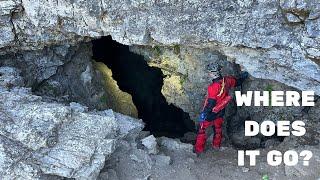 180 Foot Rappel Underground - Polygamy Cave